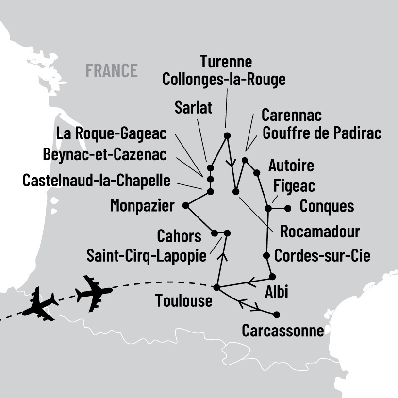 Charmants villages de France map
