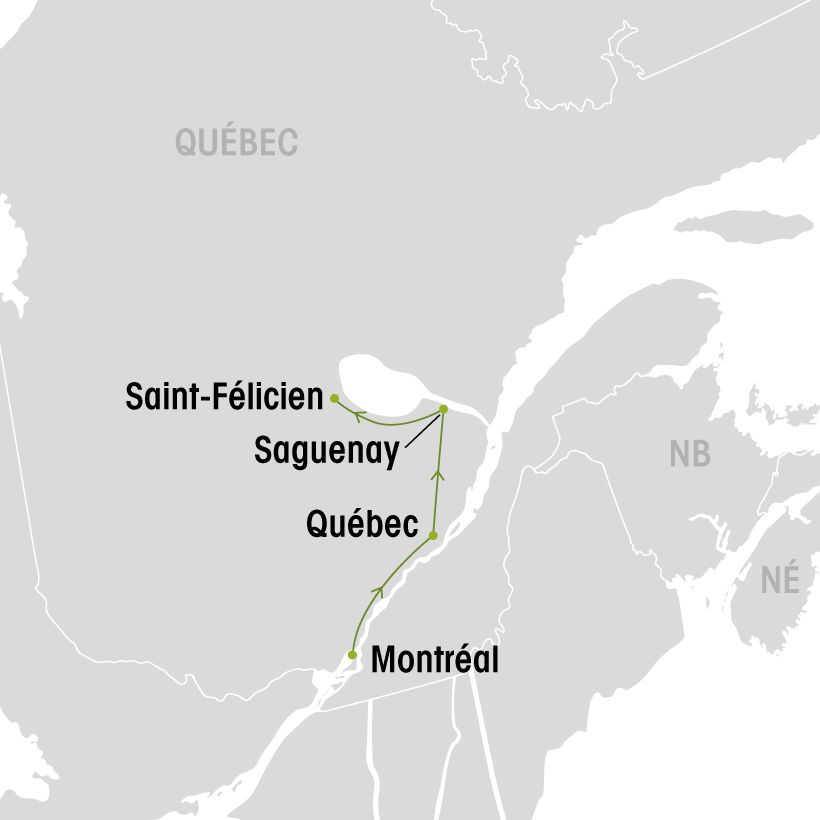 Jardins du Saguenay avec Larry Hodgson map