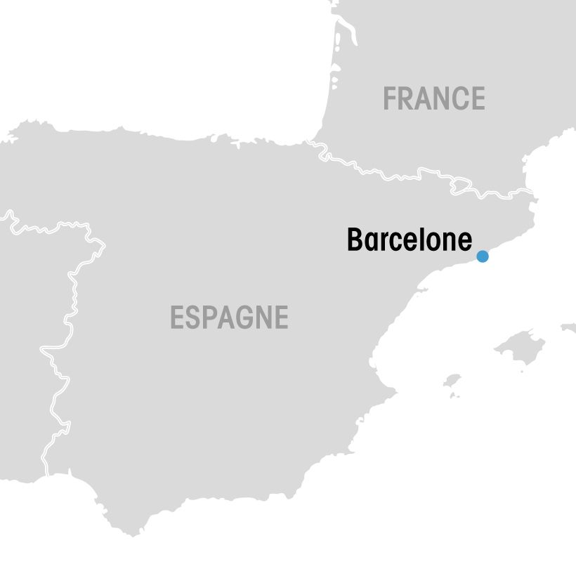 Barcelone aubaine map