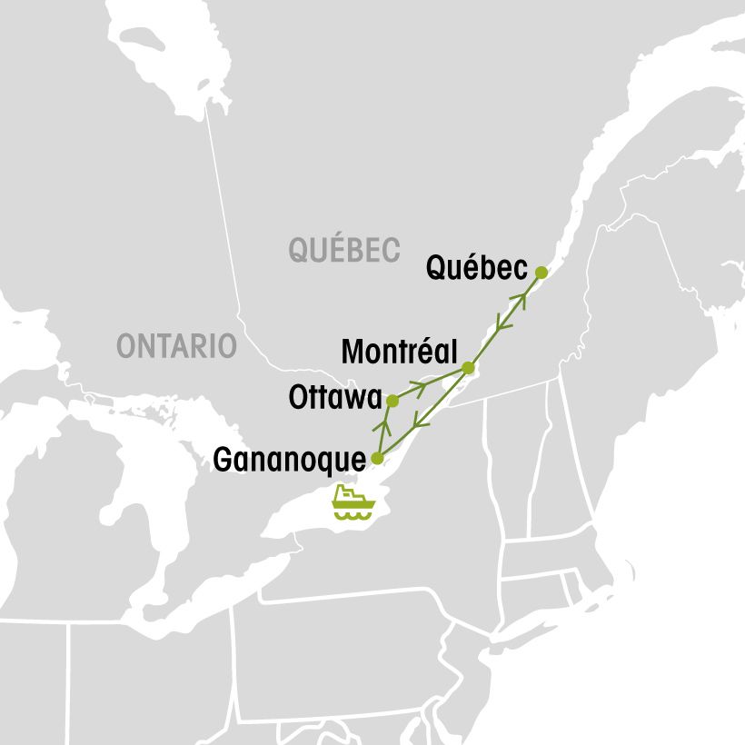 Jardins des Mille-Îles et d’Ottawa avec Larry Hodgson map